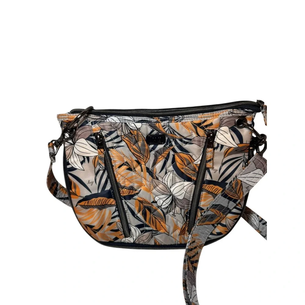 Lug Swivel Convertible Crossbody Bag Tropical Fog RFID Expandable‎ Organizer New